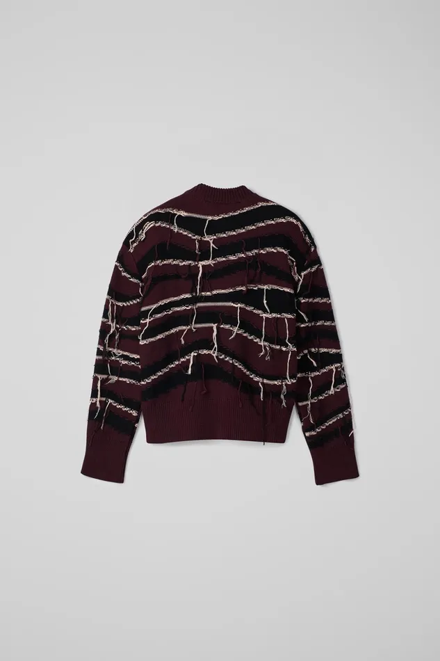 Men Melange Knit Sweater Brown Organic Cotton Knit Sweater Camper Knit Men Melange Knit Sweater Brown Organic Cotton Knit Sweater Camper Knit