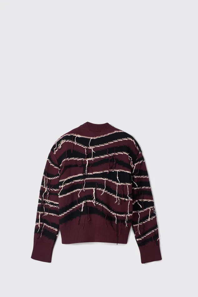 Men Melange Knit Sweater Brown Organic Cotton Knit Sweater Camper Knit Men Melange Knit Sweater Brown Organic Cotton Knit Sweater Camper Knit