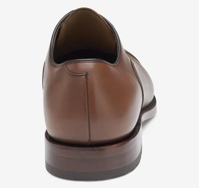Men Melton Cap Toe Tan Calfskin JohnstonandMurphy LaceUps Men Melton Cap Toe Tan Calfskin JohnstonandMurphy LaceUps
