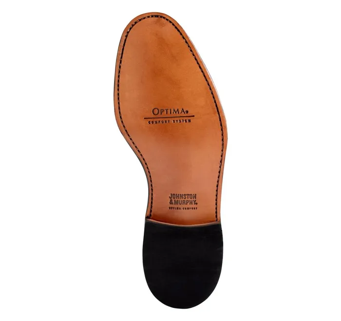 Men Melton Cap Toe Tan Calfskin JohnstonandMurphy LaceUps Men Melton Cap Toe Tan Calfskin JohnstonandMurphy LaceUps