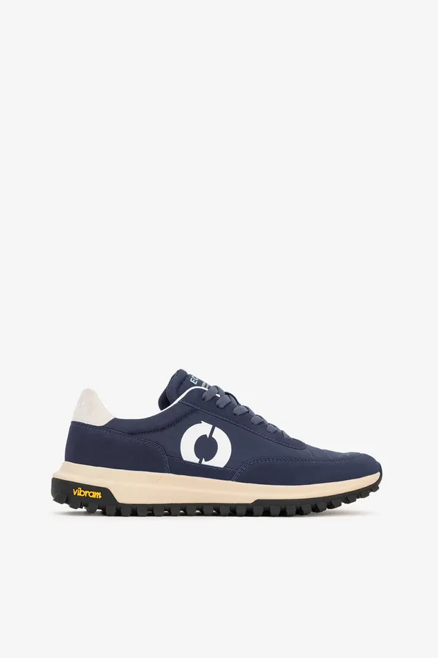 Men Navy Blue Feroe Trainers Ecoalf Sneakers