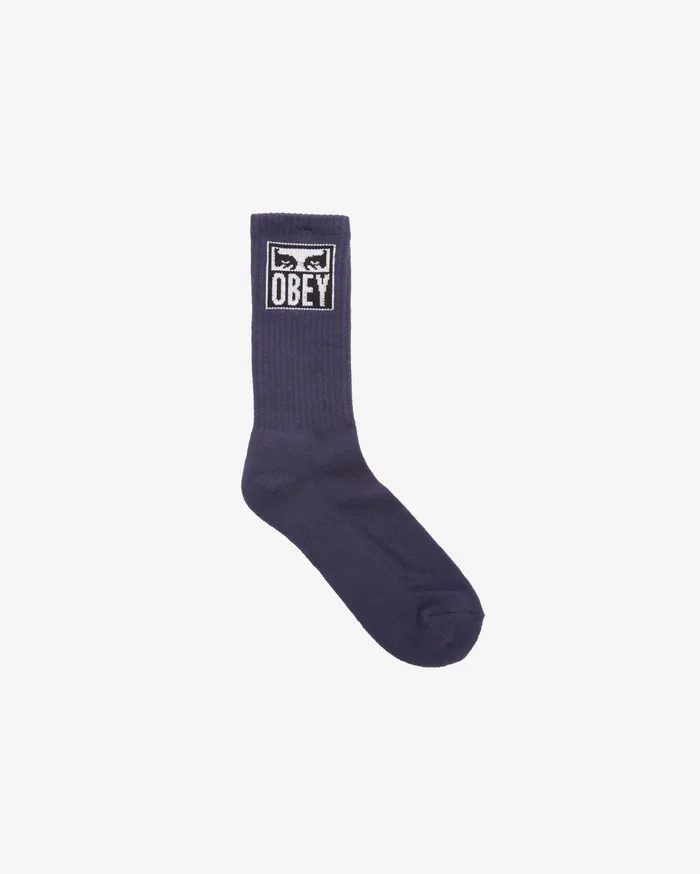 Men OBEY EYES ICON SOCKS Academy Navy ACCESSORIES OBEY Clothing