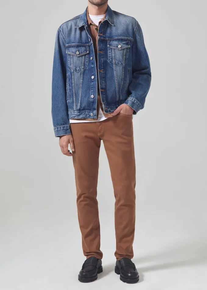 Men Pants Citizens Of Humanity Adler Slim French Terry In Tree House