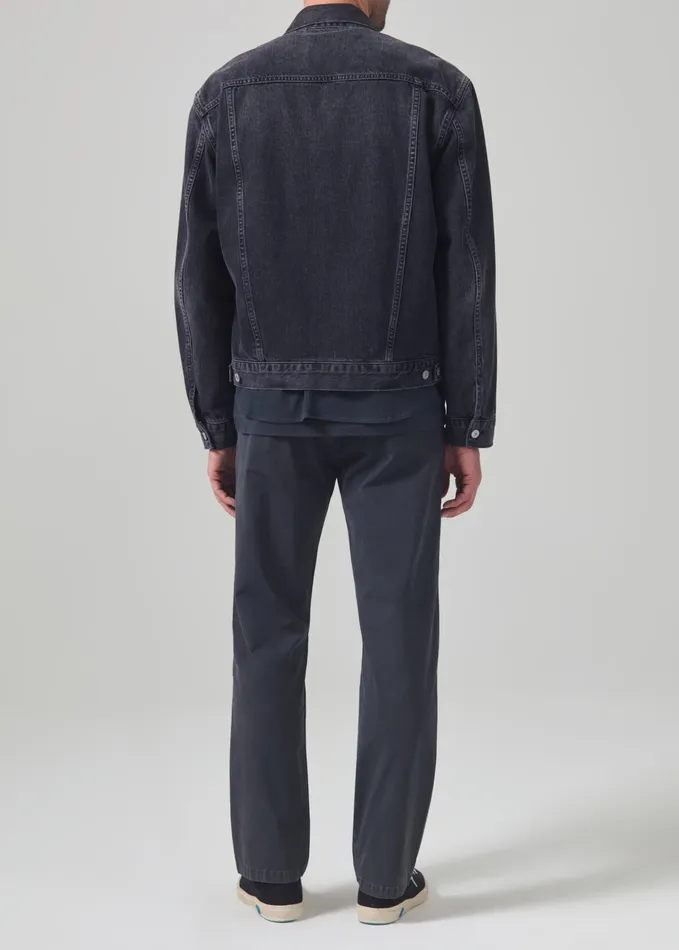 Men Pants Citizens Of Humanity Elijah Straight Parachute Chino In Peppercorn