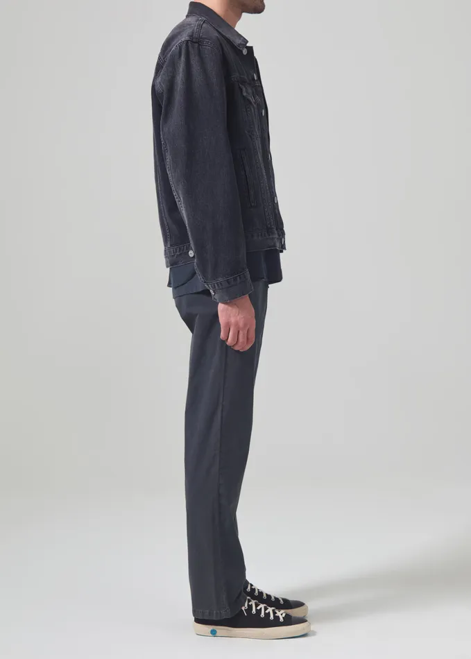 Men Pants Citizens Of Humanity Elijah Straight Parachute Chino In Peppercorn
