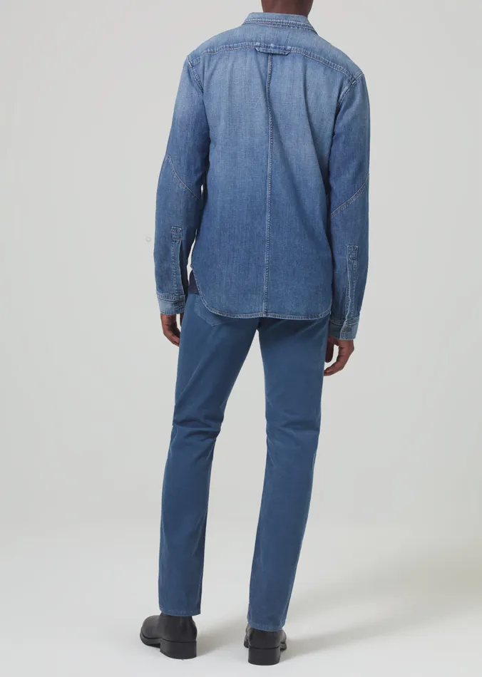 Men Pants Citizens Of Humanity Gage Slim Straight Corduroy In Overcast