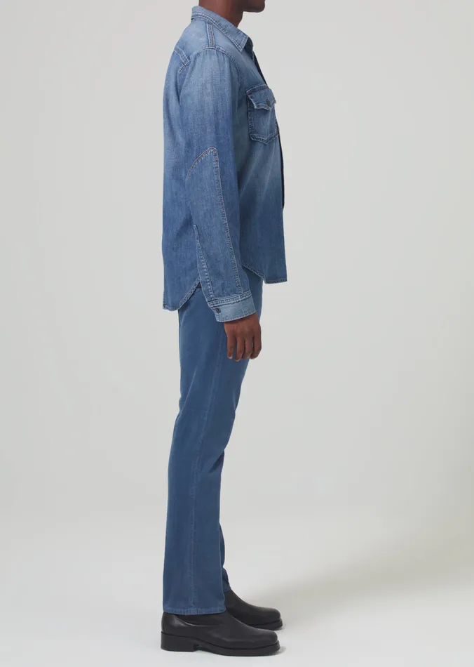 Men Pants Citizens Of Humanity Gage Slim Straight Corduroy In Overcast