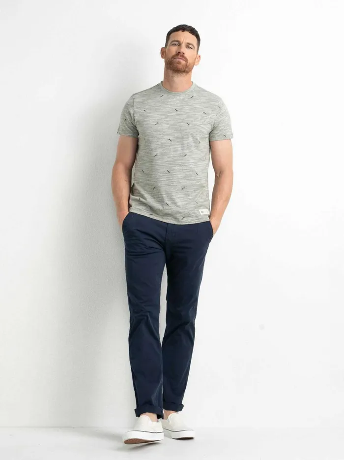 Men Pants Petrol Industries Chino Trousers Indigo Noir