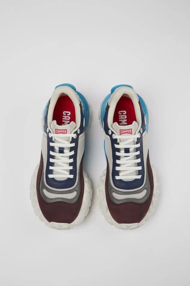 Men Pelotas Mars Multicolored Textile And Nubuck Sneakers Camper Sneakers Men Pelotas Mars Multicolored Textile And Nubuck Sneakers Camper Sneakers