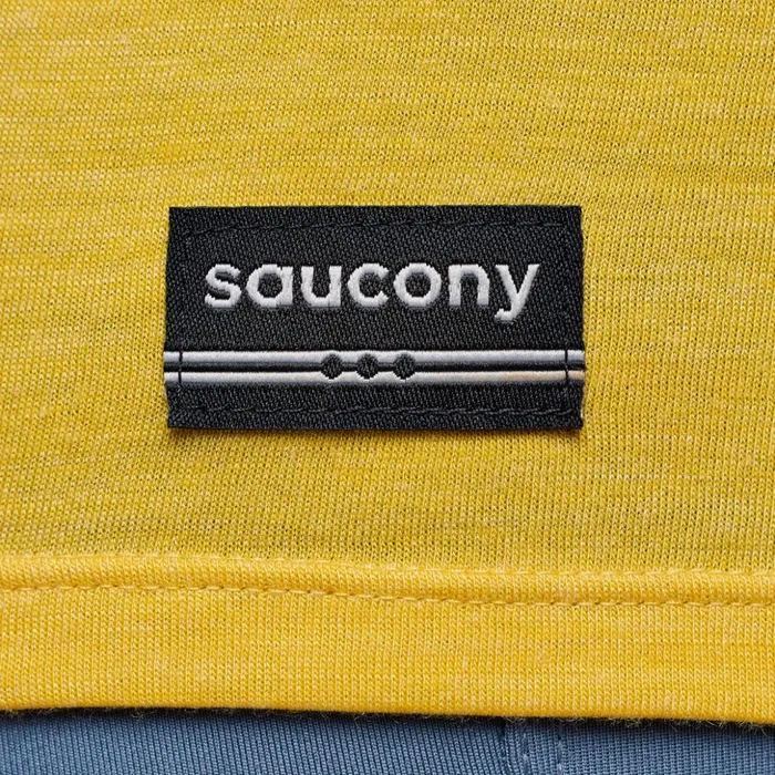 Men Peregrine Merino Long Sleeve Oak Heather Saucony Tops