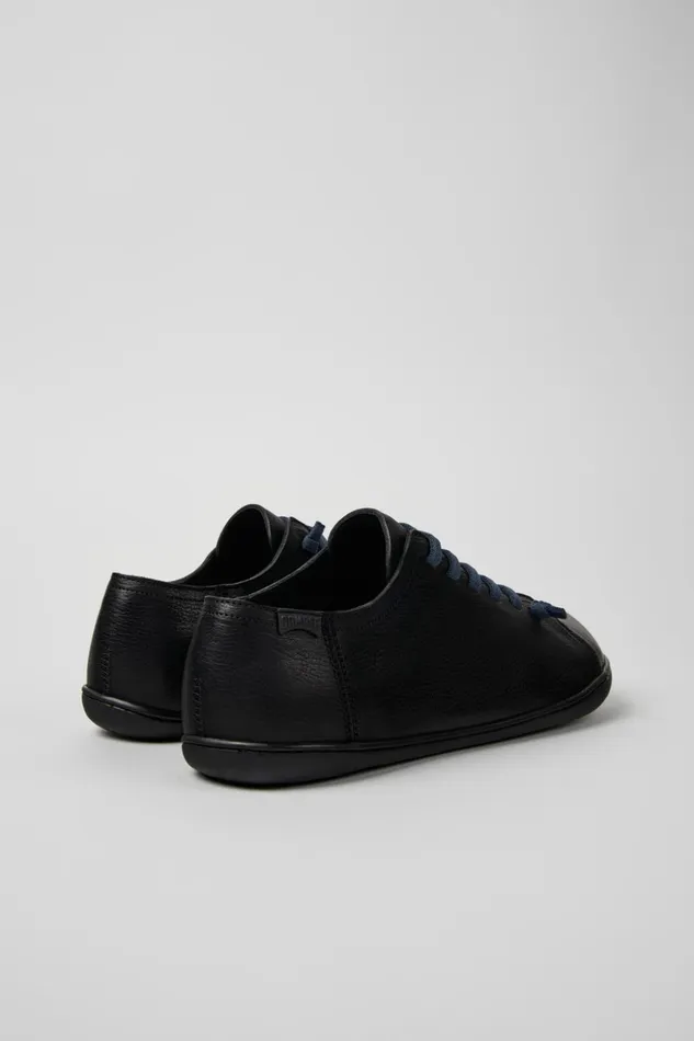 Men Peu Black Vegetable Tanned Leather Shoes Camper Casual Shoes Men Peu Black Vegetable Tanned Leather Shoes Camper Casual Shoes