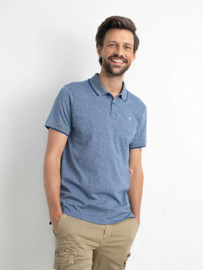 Men Polo Shirts Petrol Industries Classic Polo Shirt Imperial Blue