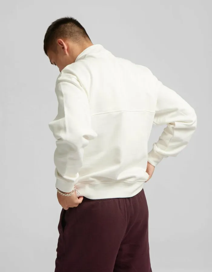 Men Quarter Zips Colorful Standard Organic Quarter Zip Optical White