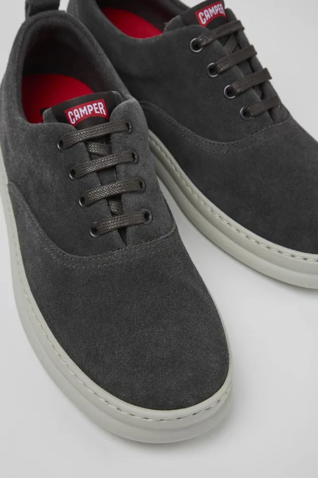 Men Runner Gray Nubuck Sneakers Camper Sneakers