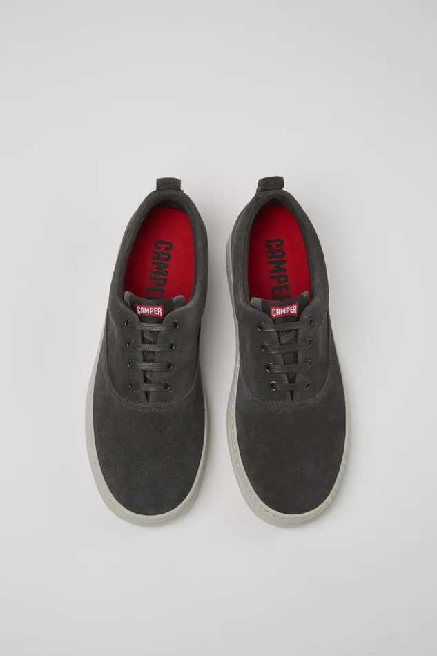 Men Runner Gray Nubuck Sneakers Camper Sneakers Men Runner Gray Nubuck Sneakers Camper Sneakers