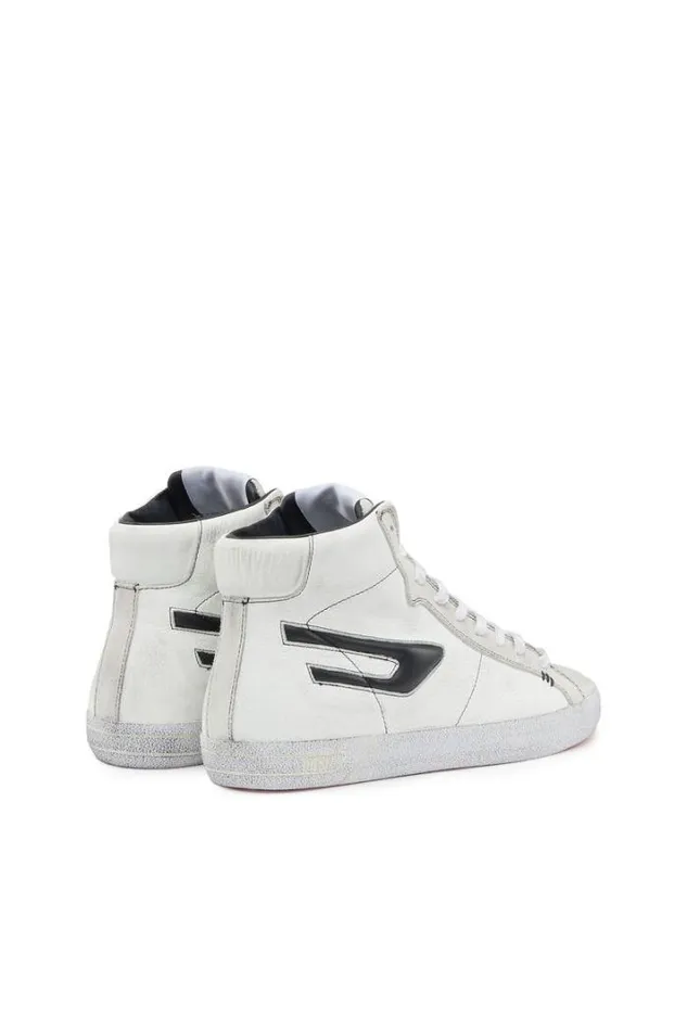 Men SLeroji Mid White Diesel Sneakers Men SLeroji Mid White Diesel Sneakers