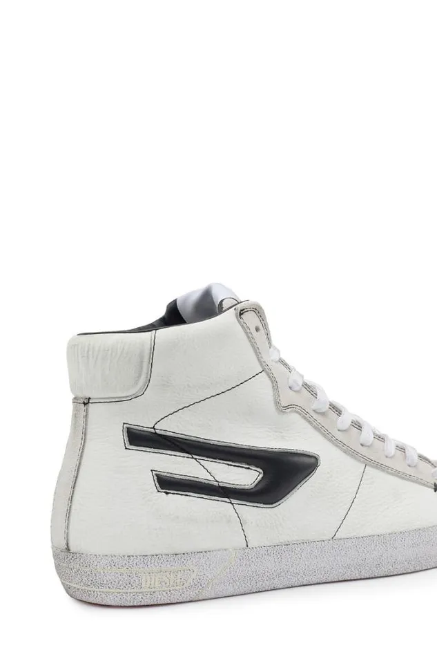Men SLeroji Mid White Diesel Sneakers Men SLeroji Mid White Diesel Sneakers