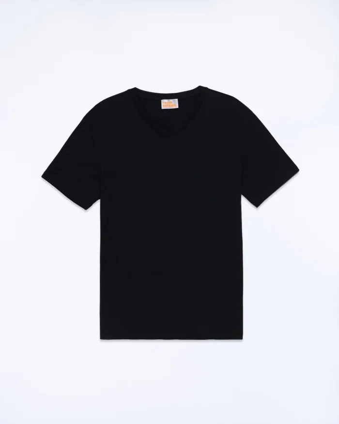 Men Shirts and TShirts From Future Short Sleeve VNeck TShirt Black