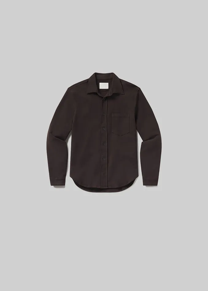 Men Shirts Citizens Of Humanity Luca Bucket Dye Shirt French Terry In Barrister