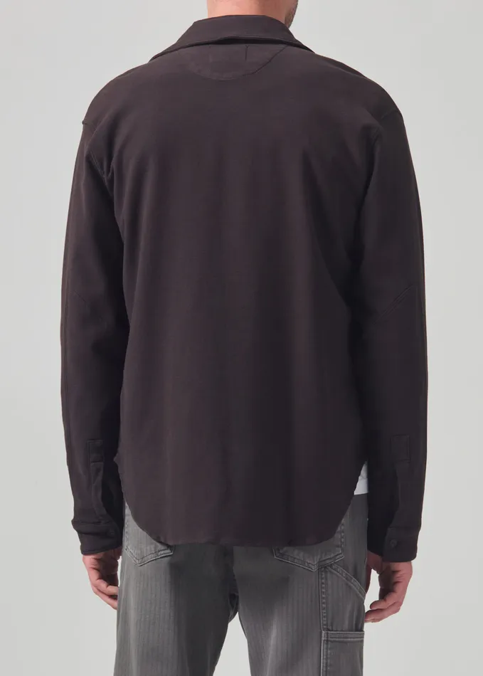 Men Shirts Citizens Of Humanity Luca Bucket Dye Shirt French Terry In Barrister