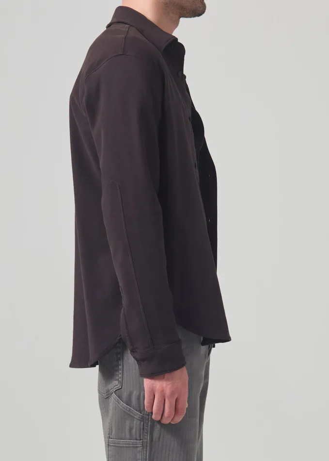 Men Shirts Citizens Of Humanity Luca Bucket Dye Shirt French Terry In Barrister