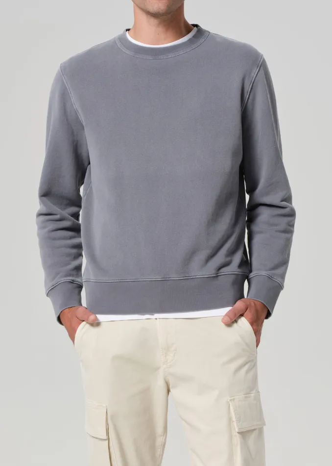 Men Shirts Citizens Of Humanity Vintage Crewneck Sweatshirt In Heron Grey
