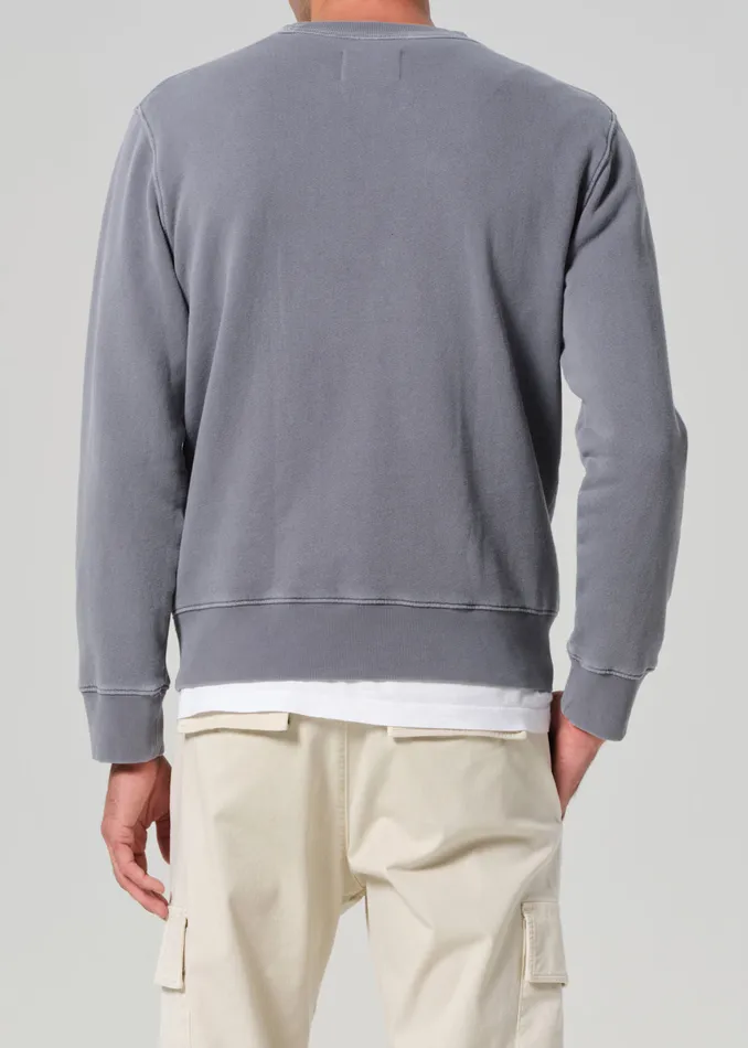 Men Shirts Citizens Of Humanity Vintage Crewneck Sweatshirt In Heron Grey