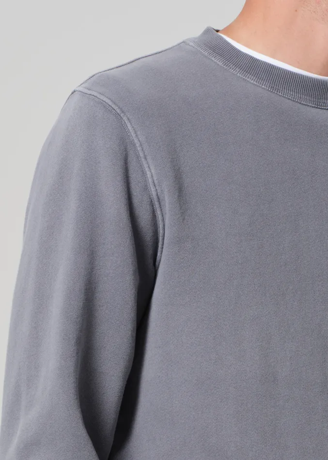Men Shirts Citizens Of Humanity Vintage Crewneck Sweatshirt In Heron Grey