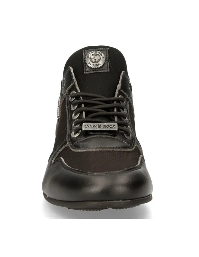 Men Skeaker Black Tpu With Laces MChrono002V24 New Rock Sneakers Men Skeaker Black Tpu With Laces MChrono002V24 New Rock Sneakers