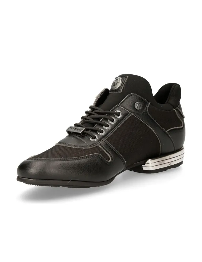 Men Skeaker Black Tpu With Laces MChrono002V24 New Rock Sneakers Men Skeaker Black Tpu With Laces MChrono002V24 New Rock Sneakers