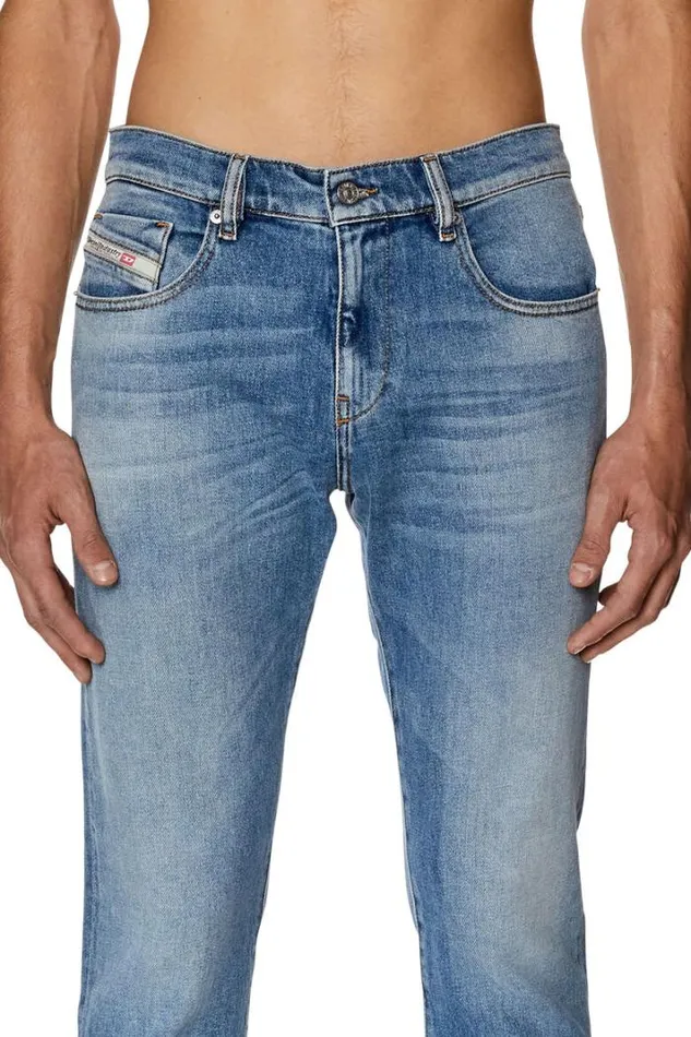 Men Slim Jeans 2019 DStrukt 09f81 Medium Blue Diesel Slim Men Slim Jeans 2019 DStrukt 09f81 Medium Blue Diesel Slim