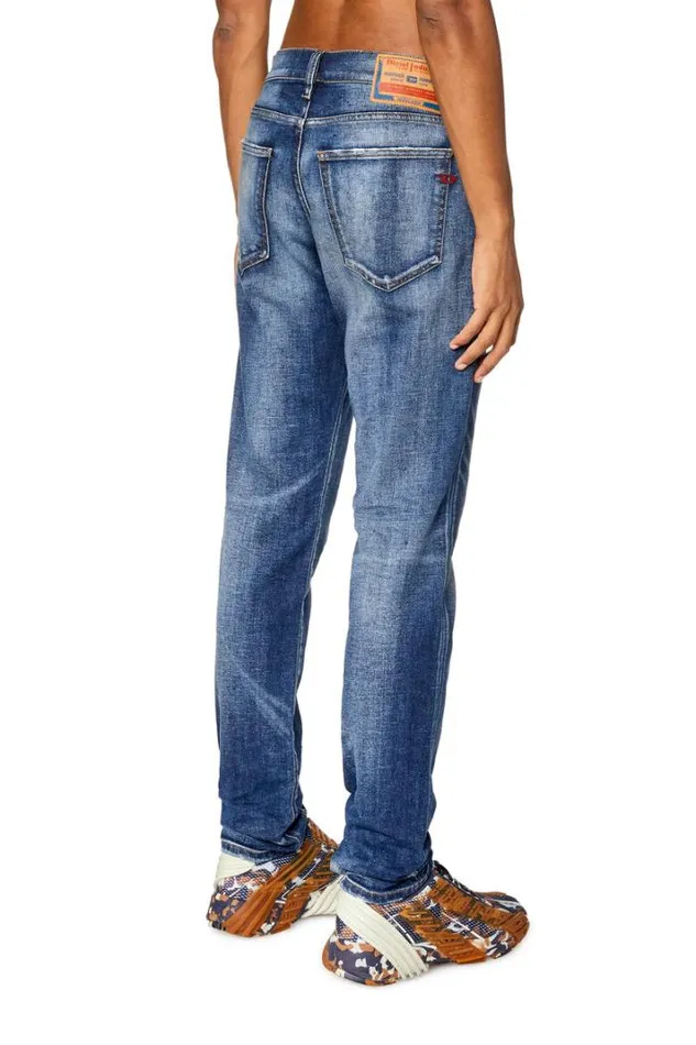 Men Slim Jeans 2019 DStrukt 09g89 Medium Blue Diesel Slim Men Slim Jeans 2019 DStrukt 09g89 Medium Blue Diesel Slim