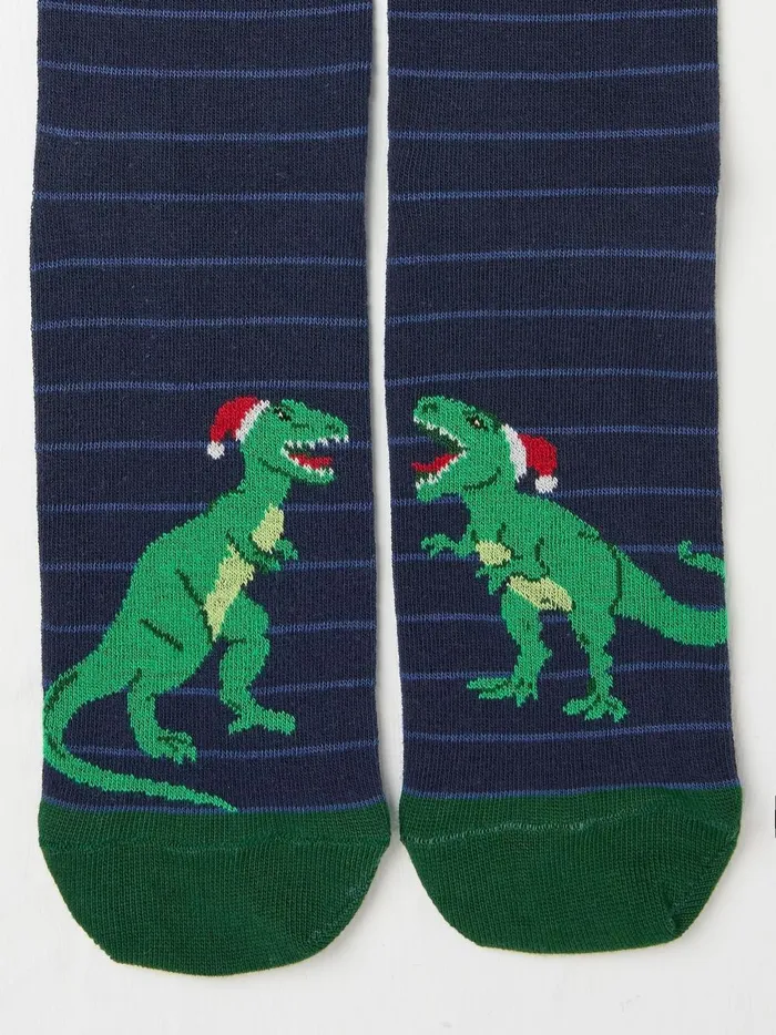 Men Socks Fat Face Navy TTrex Socks 1 Pack
