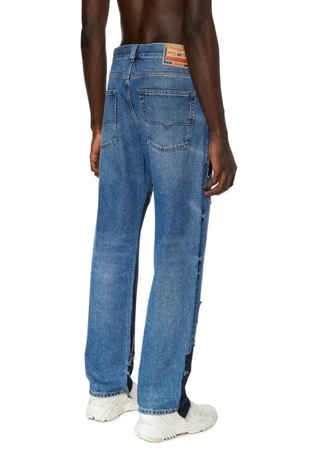 Men Straight Jeans 2010 DMacs 09g77 Medium Blue Diesel Straight Men Straight Jeans 2010 DMacs 09g77 Medium Blue Diesel Straight
