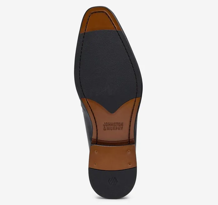 Men Sullivan Plain Toe Black Italian Calfskin JohnstonandMurphy LaceUps Men Sullivan Plain Toe Black Italian Calfskin JohnstonandMurphy LaceUps