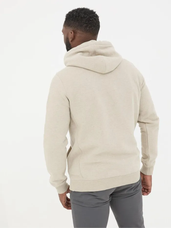 Men Sweatshirts and Hoodies Fat Face Brooke Cream Overhead Hoodie