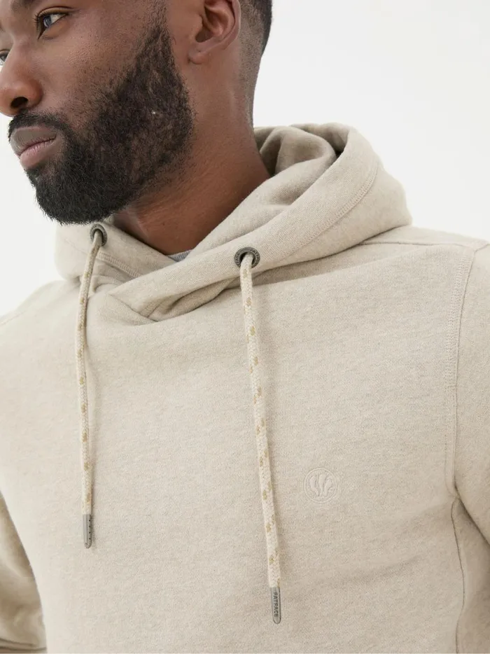 Men Sweatshirts and Hoodies Fat Face Brooke Cream Overhead Hoodie