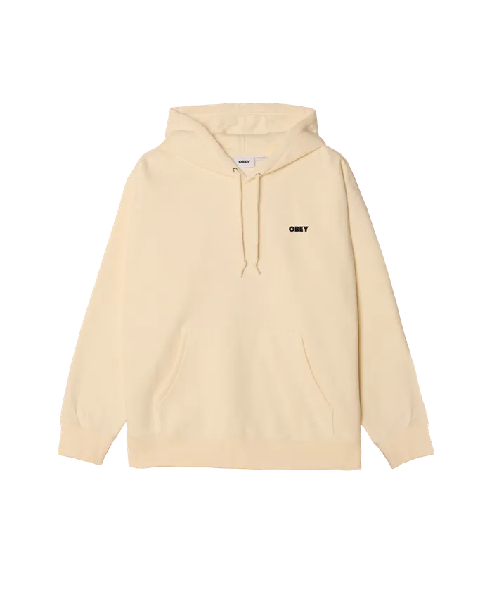 Men SWEATSHIRTS OBEY Clothing OBEY BOLD EYE PULLOVER Unbleached