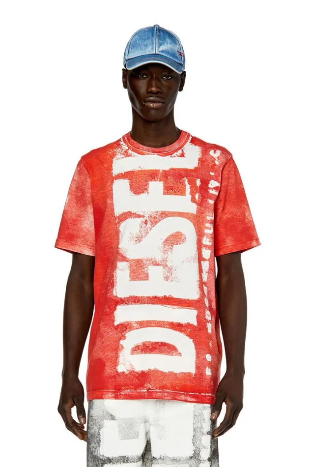 Men TJustG12 Red Diesel Tshirts
