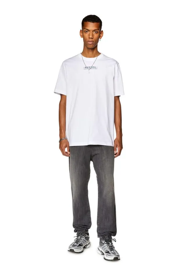 Men TJustL4 White Diesel Tshirts