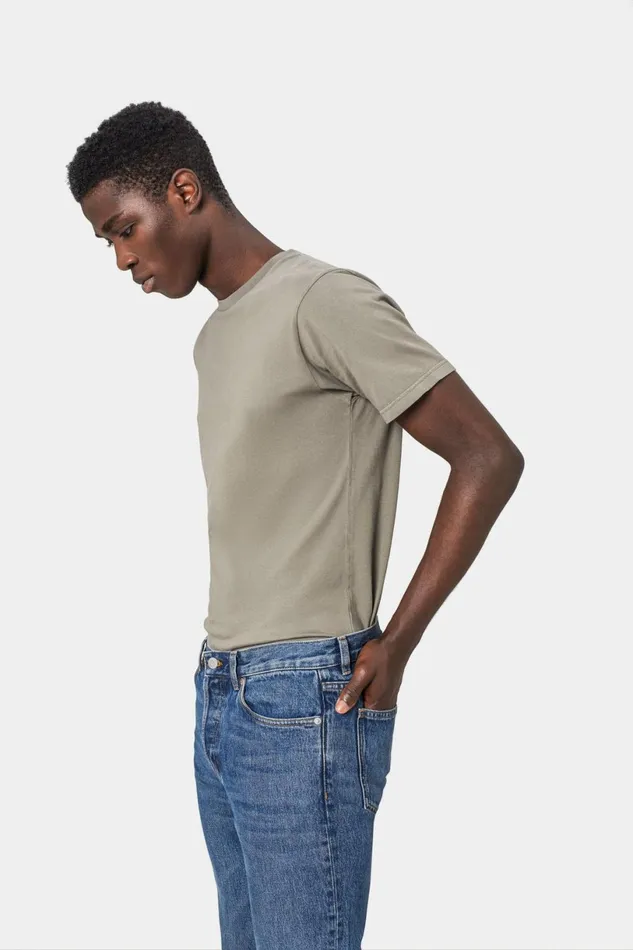 Men TShirts Colorful Standard Classic Organic Tee Petrol Blue