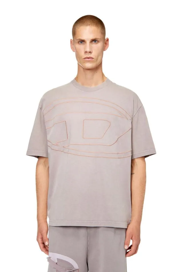Men TWashPeeloval Face Powder Diesel Tshirts Men TWashPeeloval Face Powder Diesel Tshirts