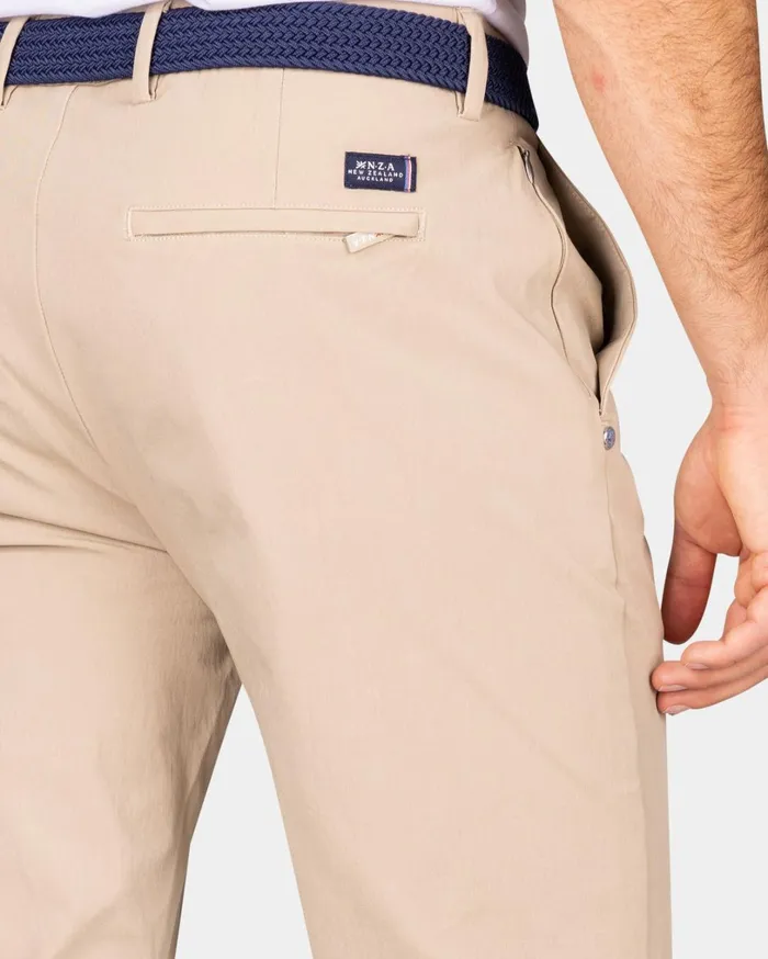 Men Trousers NZA New Zealand Auckland Ecru Chino With Stretch 8211 Shimmering Sand