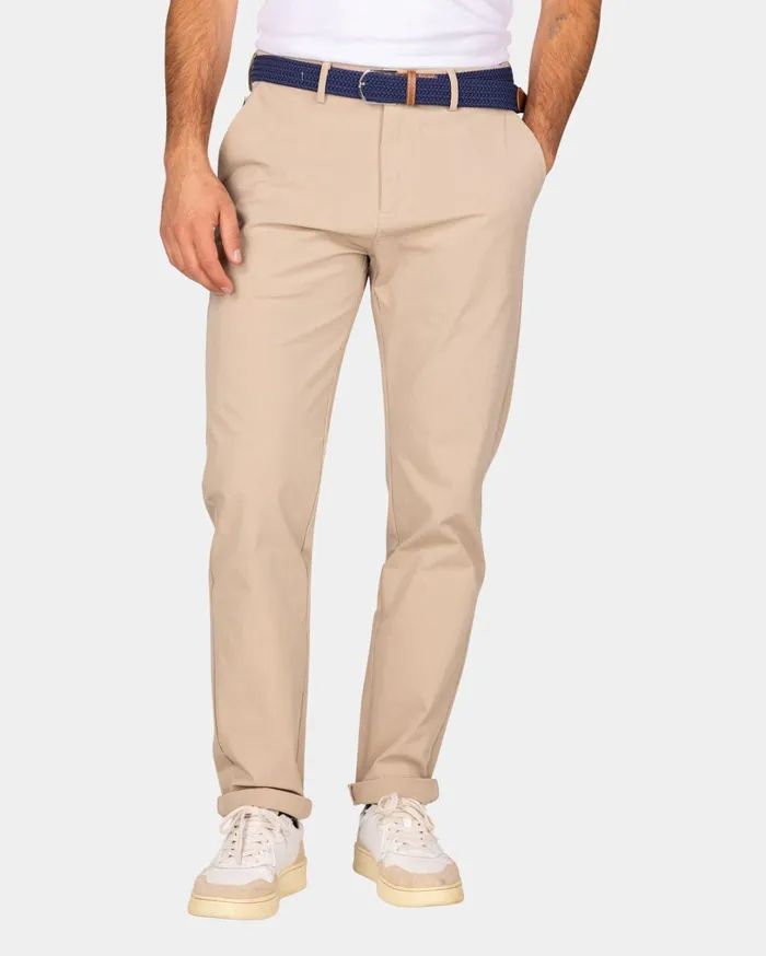 Men Trousers NZA New Zealand Auckland Ecru Chino With Stretch 8211 Shimmering Sand