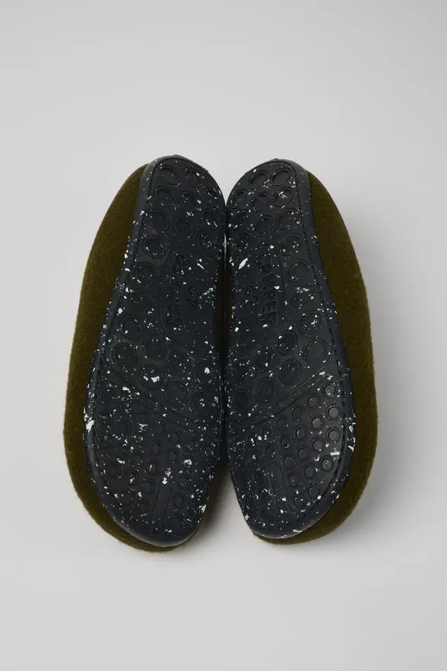 Men Wabi Green Slippers Camper Non Leather Shoes Men Wabi Green Slippers Camper Non Leather Shoes