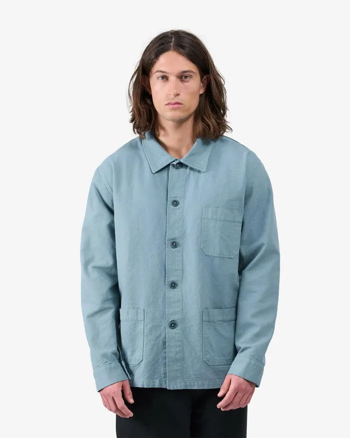 Men Workwear Jackets Colorful Standard Organic Workwear Jacket Deep Black
