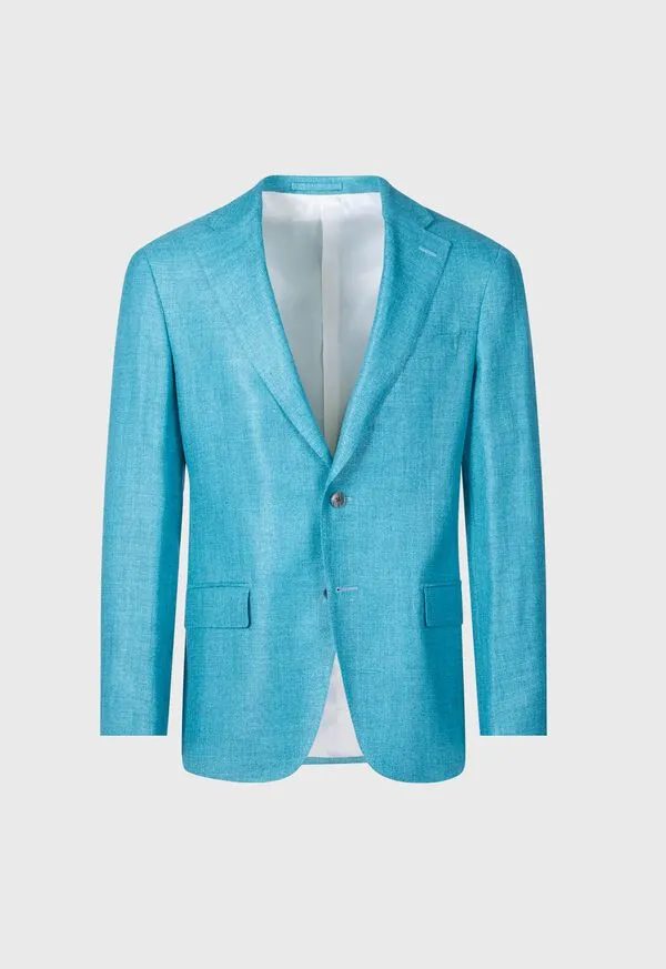 Mens Blazers and Jackets Paulstuart Solid Summer Jacket Blue