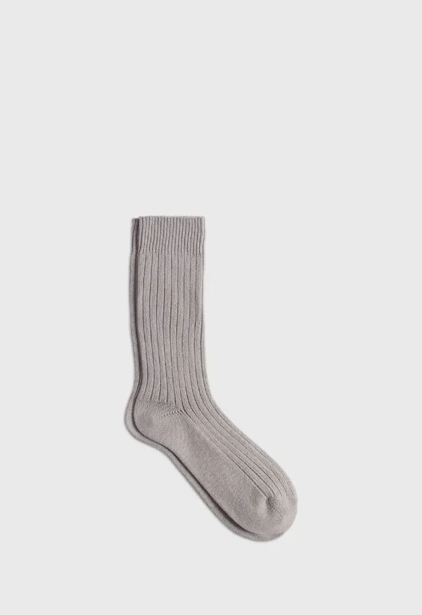 Mens Ribbed Sport Crew Sock Black Socks Paulstuart