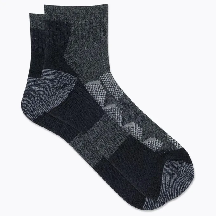 Merrell Accessories MenWomen Moab Hiking Quarter Sock Charcoal
