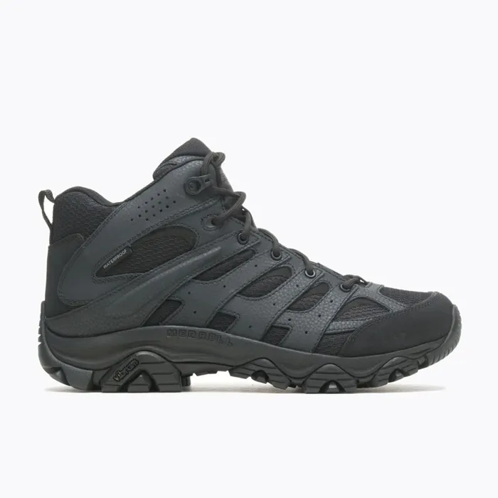 Merrell Boots Men Moab 3 Mid Tactical Waterproof Wide Width Black